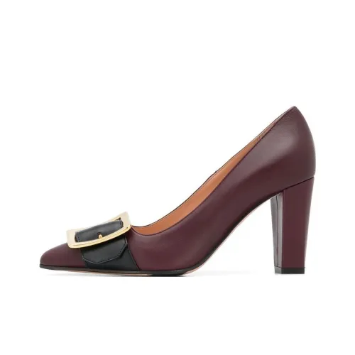 BALLY High Heels Women's Brown Red