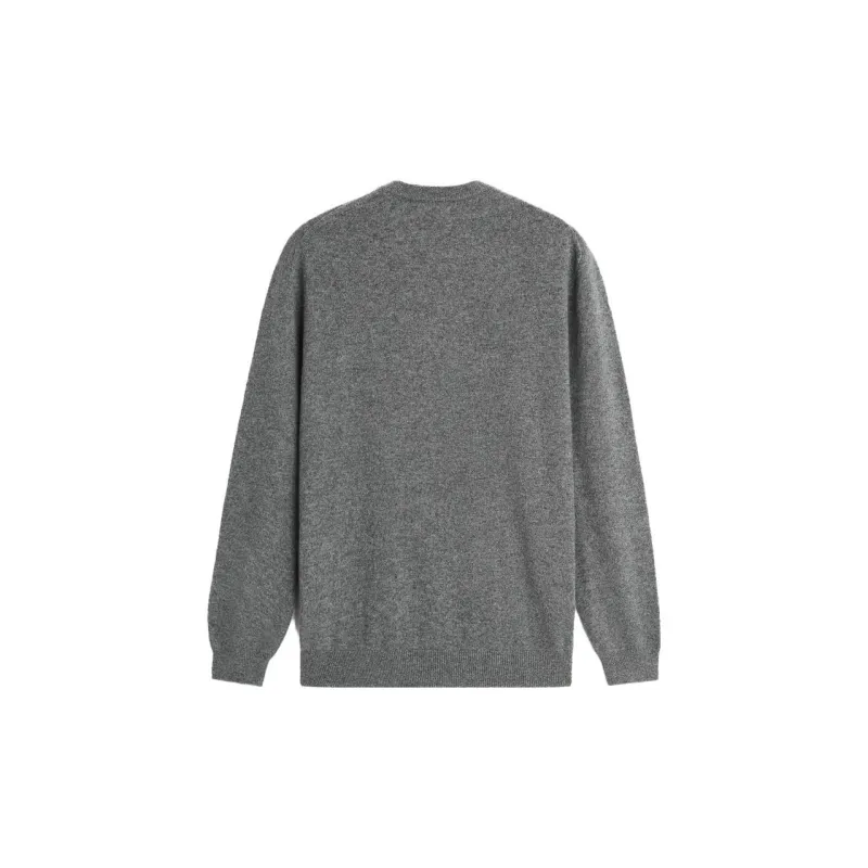 ZARA Cashmere Sweater Men's Zebra Print Gray-1