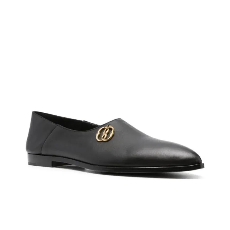 BALLY Pointed toe Leather Loafers Women's-2
