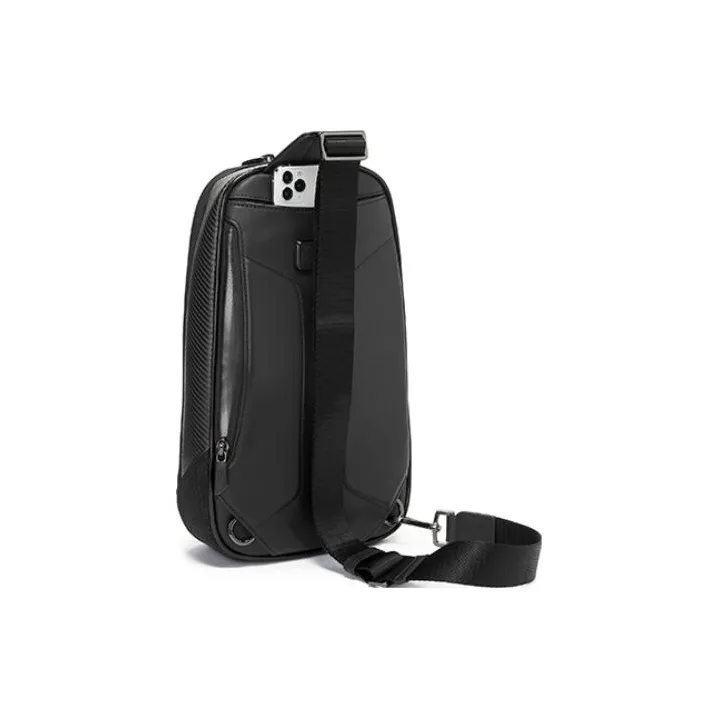 TUMI McLaren Collaboration Carbon Fiber Sling Bag Shoulder Bag Crossbody Bag Medium Size Men's Black-2