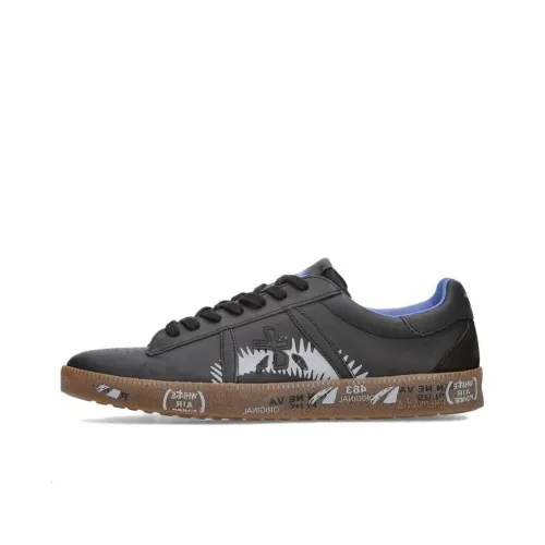 PREMIATA Andy Low-Top Skateboard Shoes Men's Black