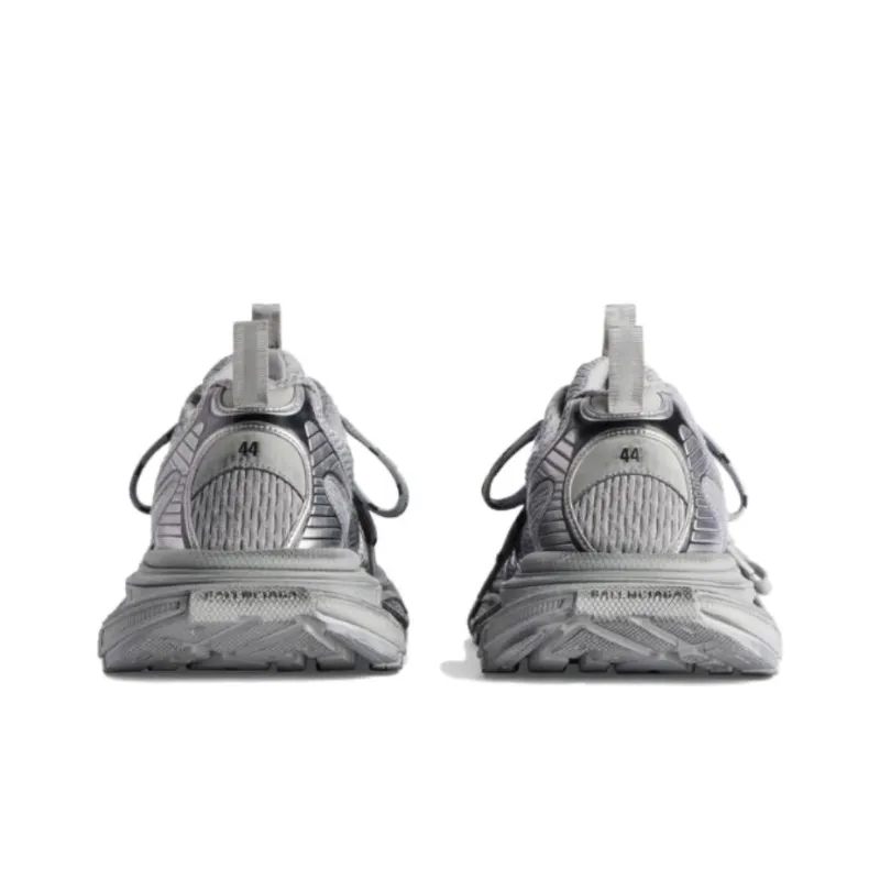 Balenciaga 3XL Low Top Chunky Sneakers Men's Silver Gray-3