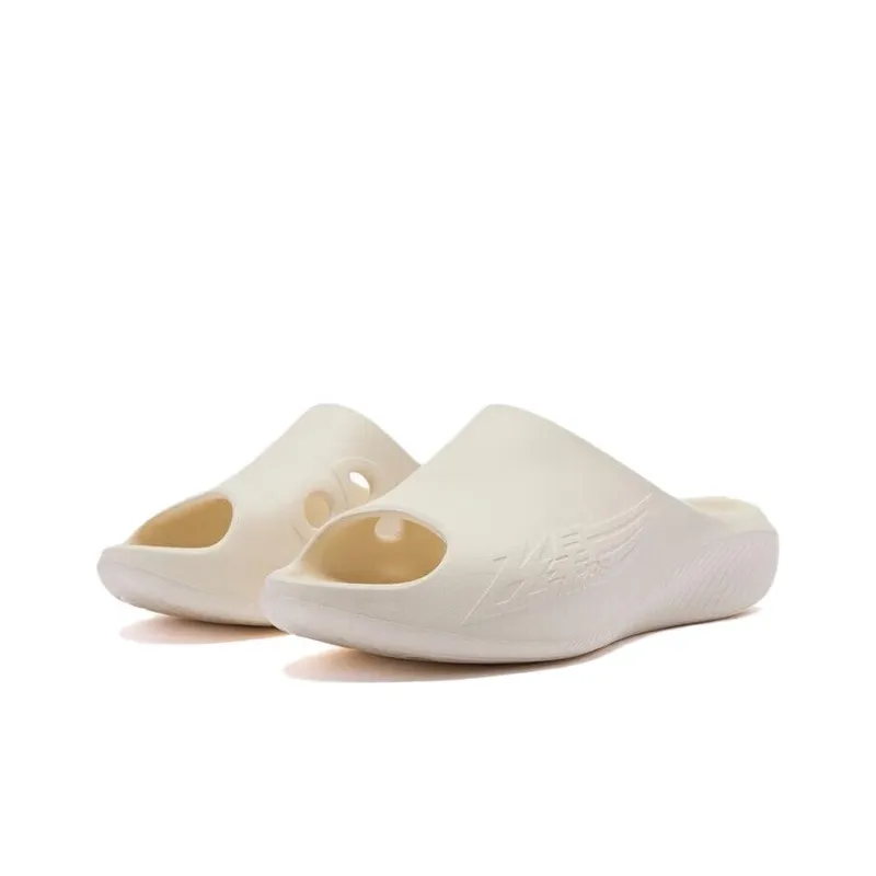 QIAODAN Flying Shadow Slippers 2.0 Slide Slippers Men's Apricot-2