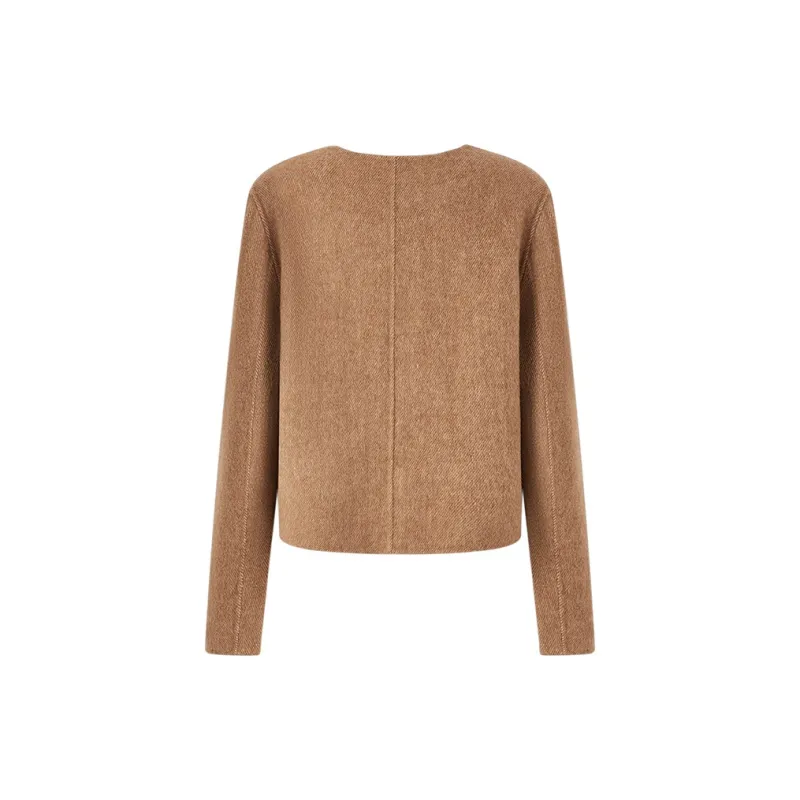 Katie Ermilio Jacket Women's Coffee-1