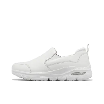 Skechers ARCH FIT SR Lexal Slip Resistant, Abrasion Resistant, Breathable Low Top Casual Shoes Women's White