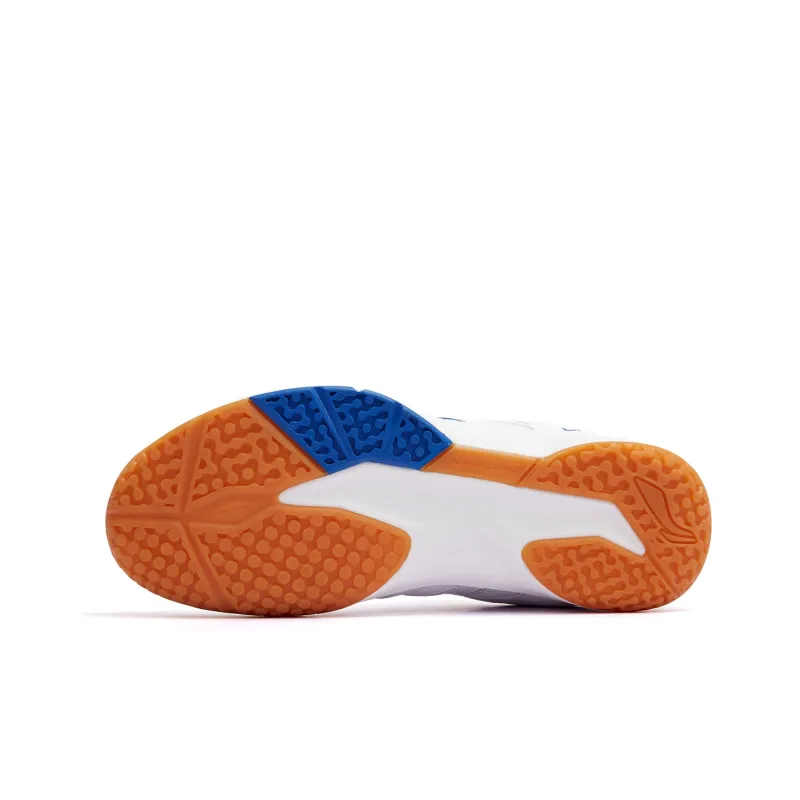 LiNing Ace Anti Slip Wear Resistant Low Top Badminton Shoes Unisex White-4