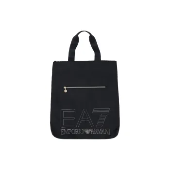 EMPORIO ARMANI EA7 Polyester Tote Bag, Shopping Bag, Shoulder Bag, Handbag Women's Black
