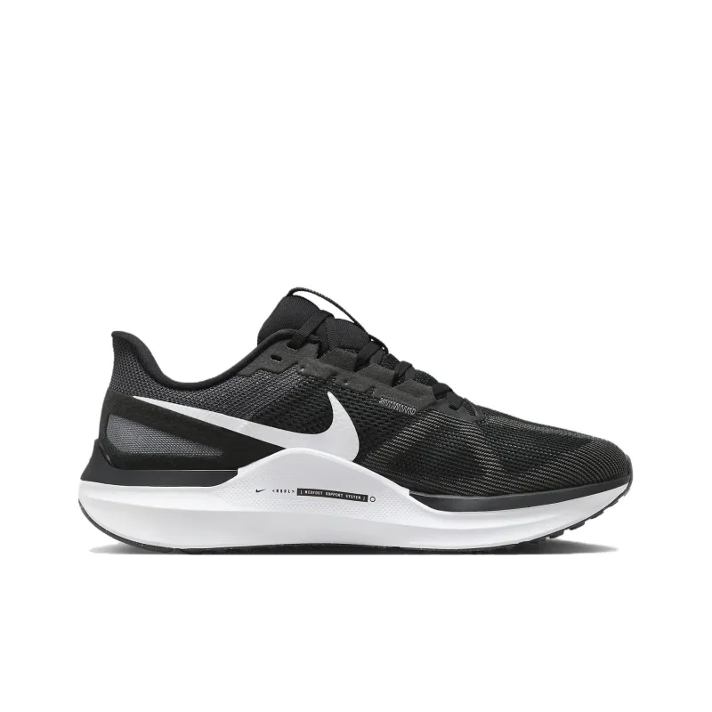 Nike Air Zoom Structure 25 Road Running Shoes 'Black Iron Grey'-1