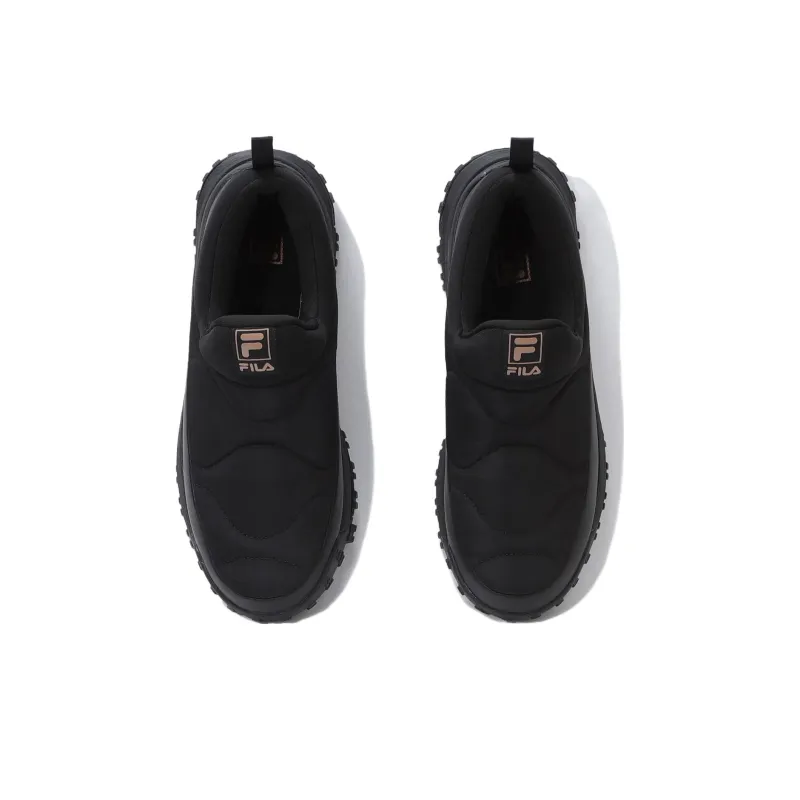 FILA Abrasion Resistant Thermal Low Top Casual Shoes Unisex Black-3