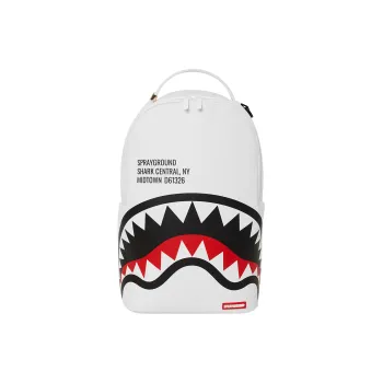 SPRAYGROUND Artificial Leather Backpack Unisex White