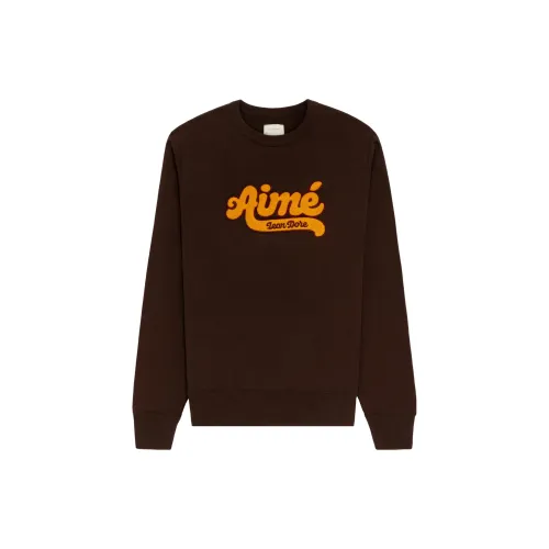 AIME LEON DORE Sweatshirts Unisex Brown