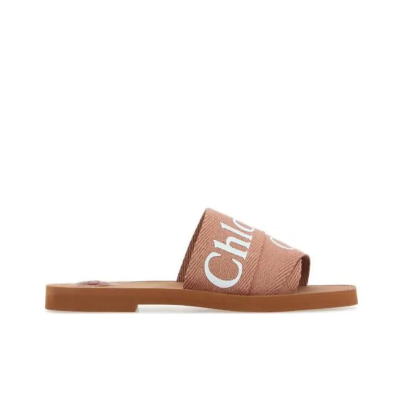 Chloe Slip Resistant Slide Slippers Women's Pink Tea Brown-1