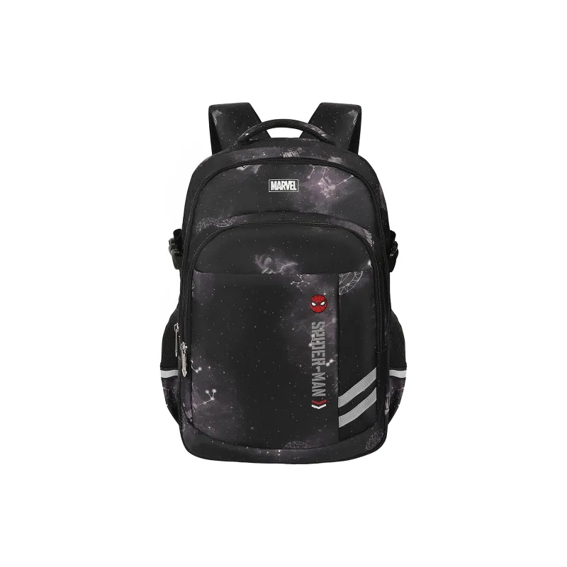 Disney × Marvel Collaboration Polyester Backpack Tubas Unisex Captain America Starry Blue/Iron Man Gray/Spider Man Gray-6