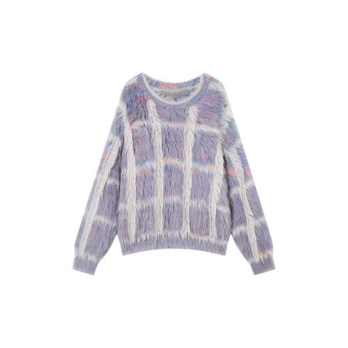 Ouyang Sweaters Women's Blue Gray