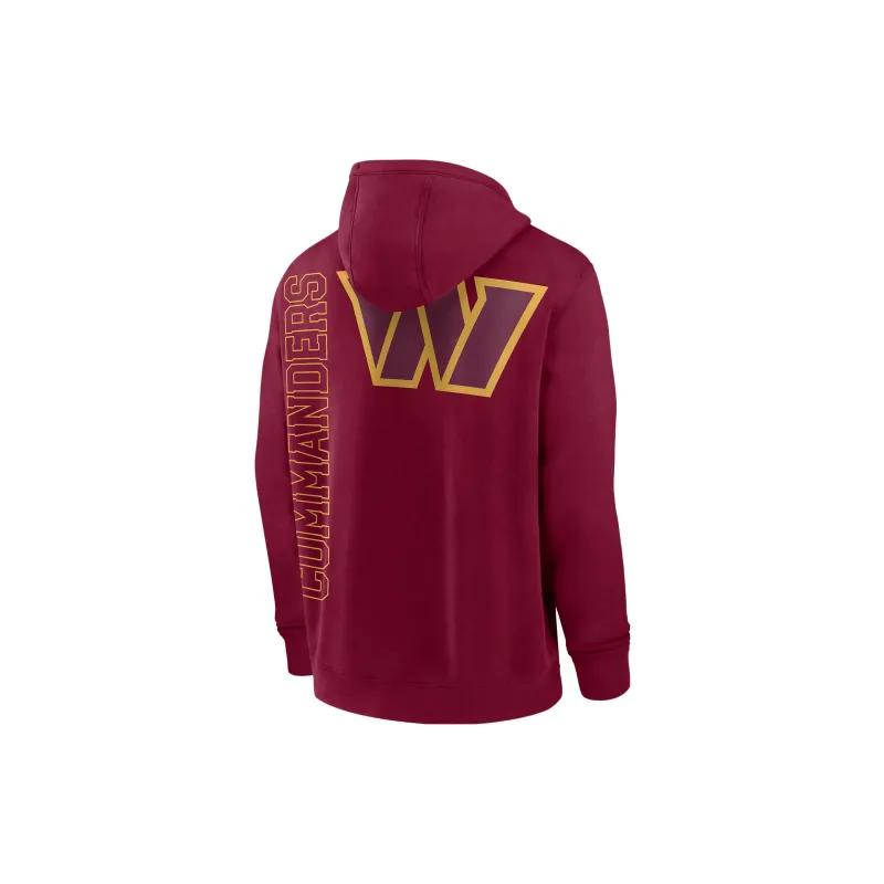 Nike Washington Commanders Layered Logo Statement Sweatshirt Washington Commanders Men's Red-1