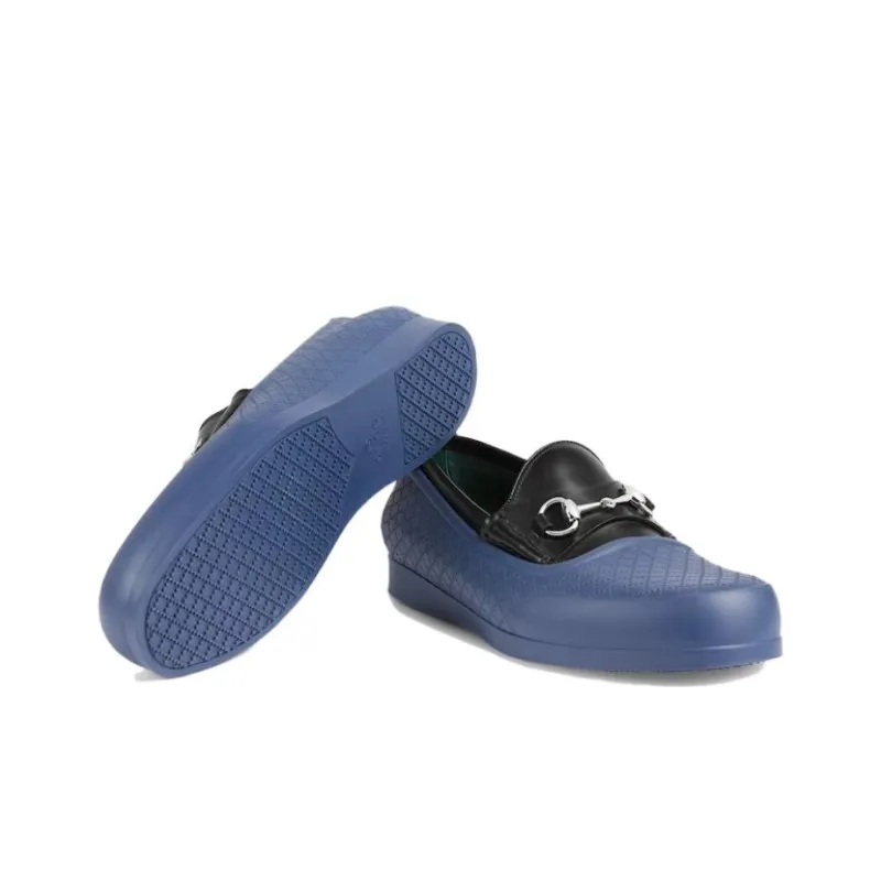 GUCCI Loafers Men Blue-3