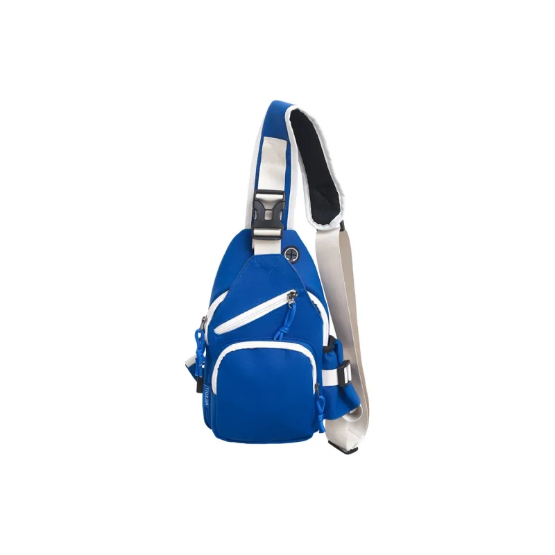 Deli Bear Nylon Crossbody Bags Sling Bags Regular Unisex Black/White/Khaki/Blue-11