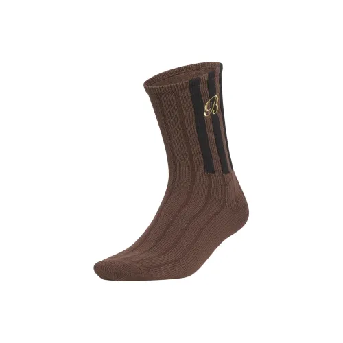 Adidas BLONDEY A.B SKATEBOARDING SOCKS Mid-Calf Socks Unisex 1 Pack Brown