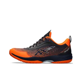 Asics PRESTIGELYTE 5 OC Anti Slip Wear Resistant Tennis Shoes Men's Orange Blue