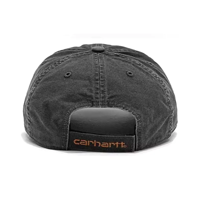 Carhartt Cotton Baseball Caps Men's Black Gray-1