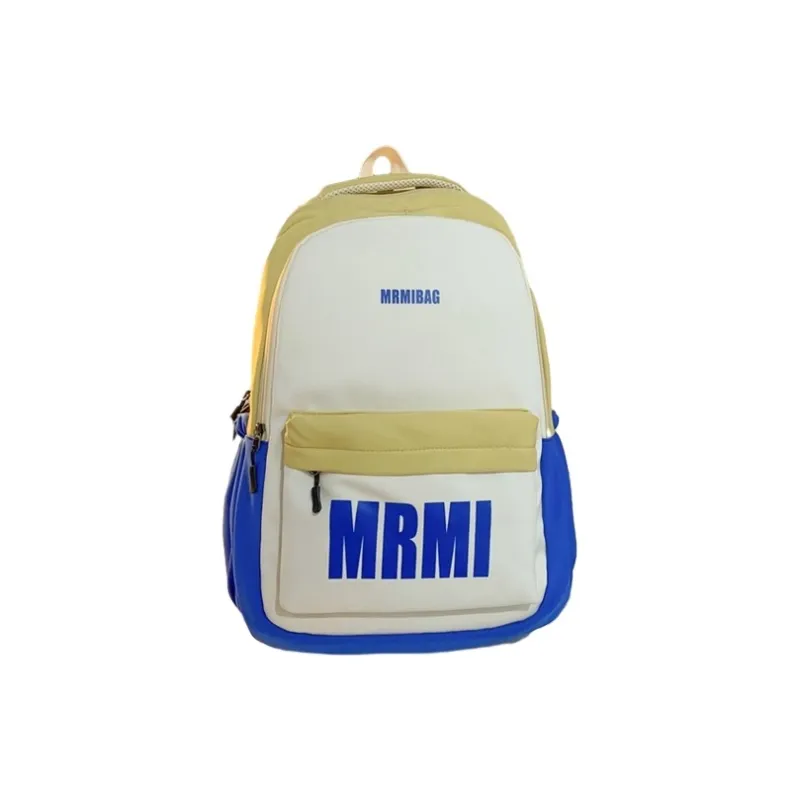 KAKAXI Nylon Laptop Backpack Unisex Black/Yellow Blue/Red Blue/Turquoise/Pink Khaki/Orange Blue-2