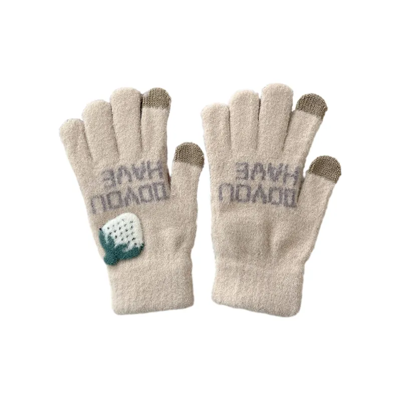 Youyoulan Knit Gloves Women's-4