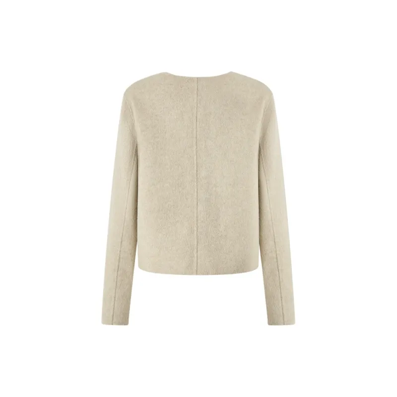Katie Ermilio Jacket Women's Ecru-1