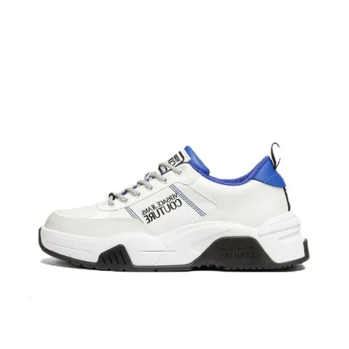 VERSACE JEANS Couture Low Top Casual Shoes Men's White