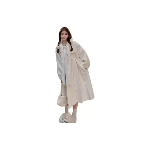 LEMON FAIRY Coats Women's White