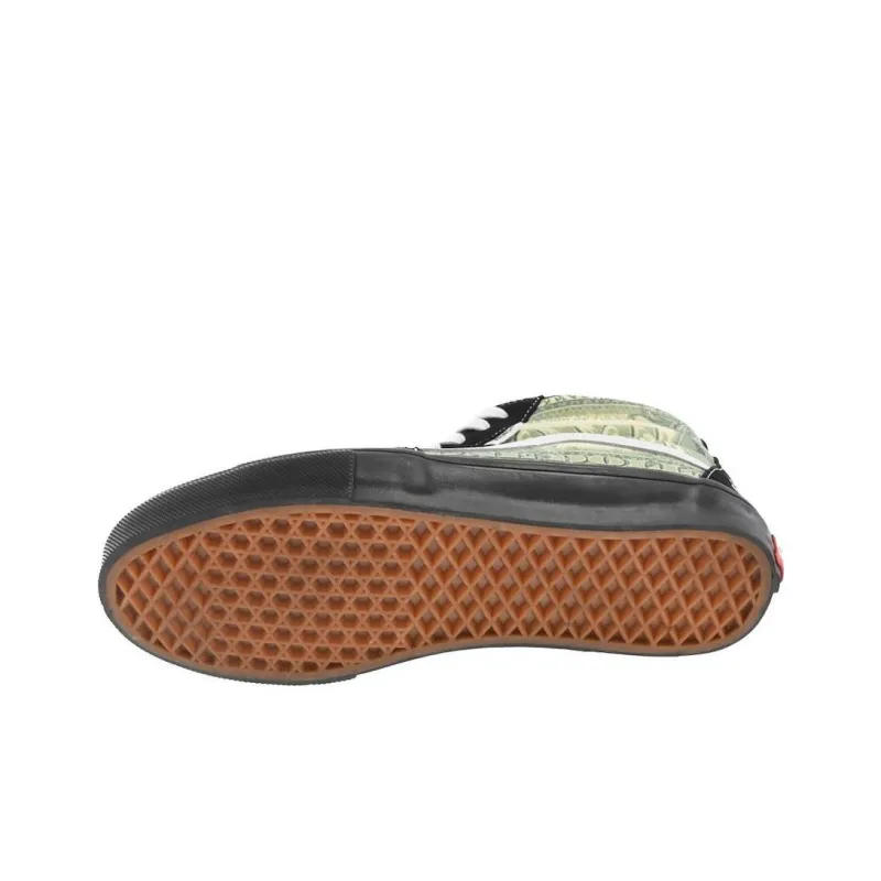 Vans Supreme X Skate Grosso Mid 'Dollar Bill Black'-4