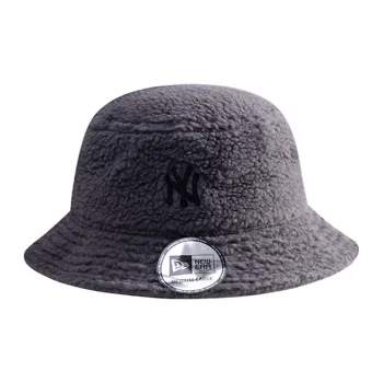 New Era Bucket Hats Unisex Gray/White