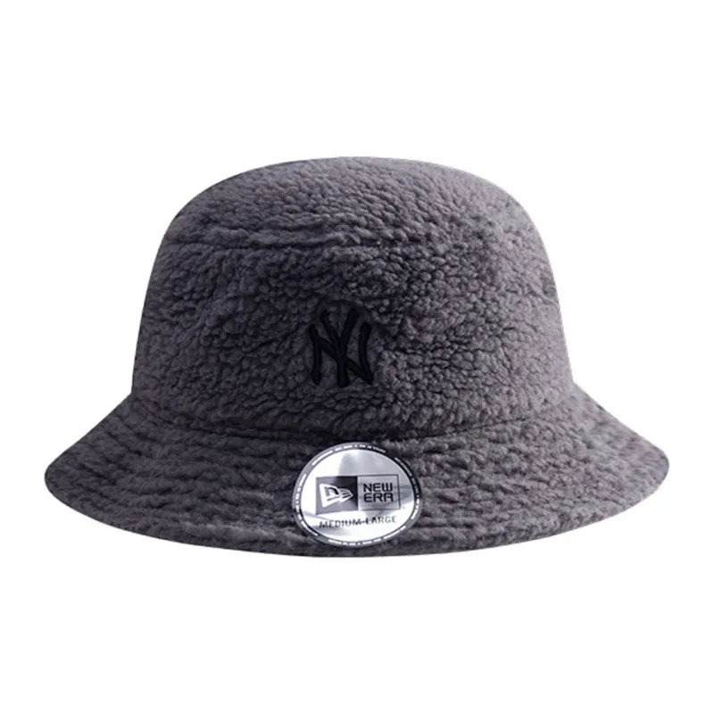 New Era Bucket Hats Unisex Gray/White-0