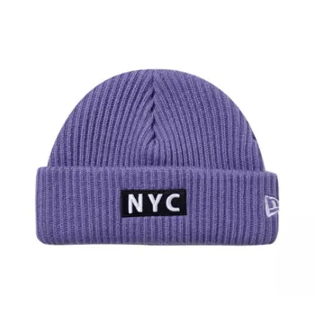 New Era Beanies Unisex Purple/Pink/Light Green/Brown/Navy Blue/Black