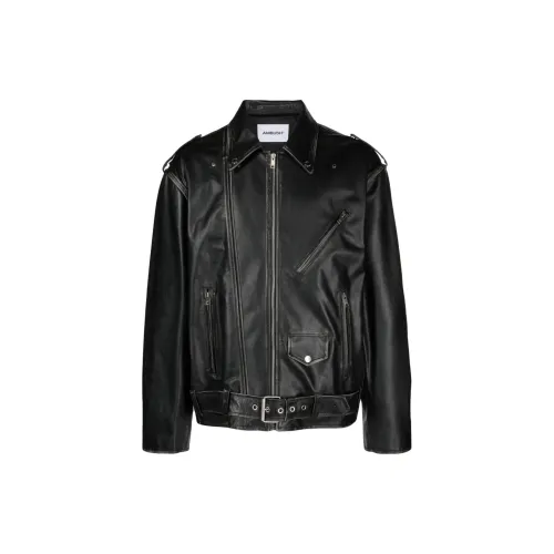 AMBUSH Spray Paint-print Leather Jacket