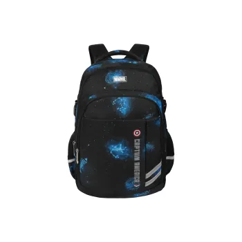 Disney × Marvel Collaboration Polyester Backpack Tubas Unisex Captain America Starry Blue/Iron Man Gray/Spider Man Gray