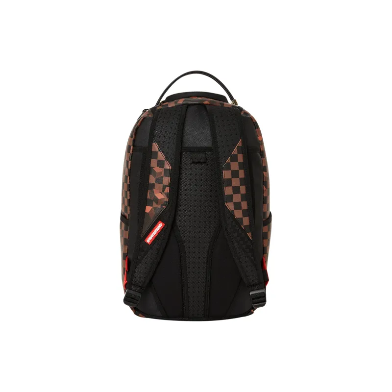 SPRAYGROUND Artificial Leather Backpack Unisex Brown-4