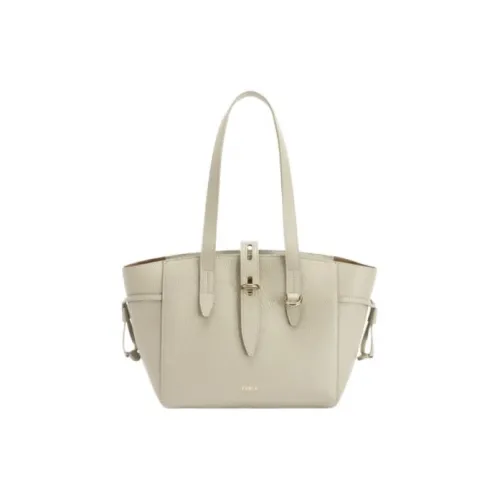 Furla Net Collection Textured Leather Tote Bag, Shopping Bag, Handbag Women's Marble Color