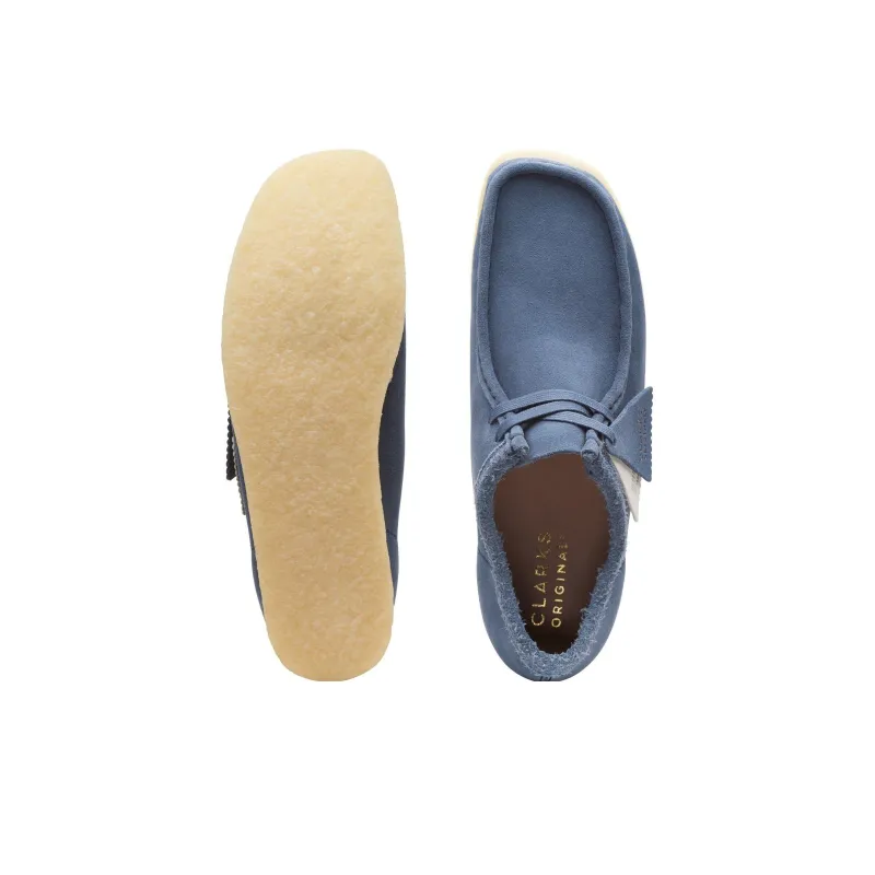 Clarks Originals Wallabee Blue Suede-5