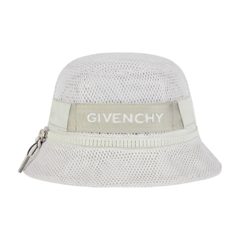 GIVENCHY Polyester Bucket Hats Men's Gray-0