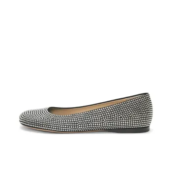 LOEWE Toy Rhinestone-embellished Ballerina Shoes