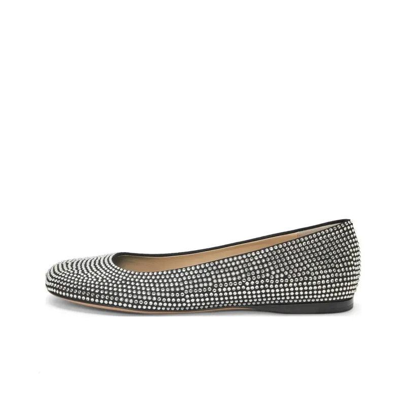 LOEWE Toy Rhinestone-embellished Ballerina Shoes-0