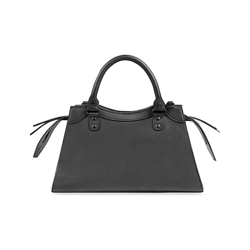 Balenciaga Neo Classic Cow Leather Shoulder Bag Crossbody Bag Handbag Small Size Women's Black-3