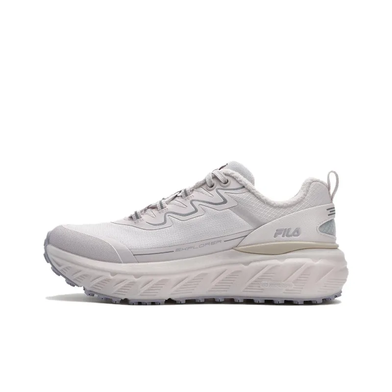 FILA Versatile Casual Non Slip Durable Running Shoes 'White Pink' Women's-0