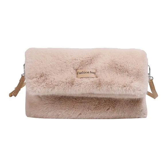 JANE KLAIN Fabric With Synthetic Leather Shoulder Bag Crossbody Bag Women's White/Black/Khaki/Coffee-7