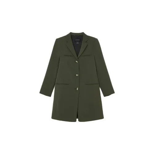 CLUB MONACO Business Suits Women's Olive Green C329M