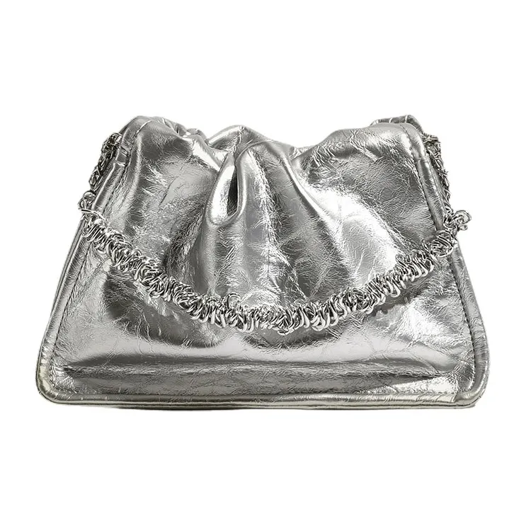 PINK·LAND Pu Material Shoulder Bag Handbag Shoulder Bag Crossbody Bag Regular Women's Black/Qiang/Silver/Havana-11