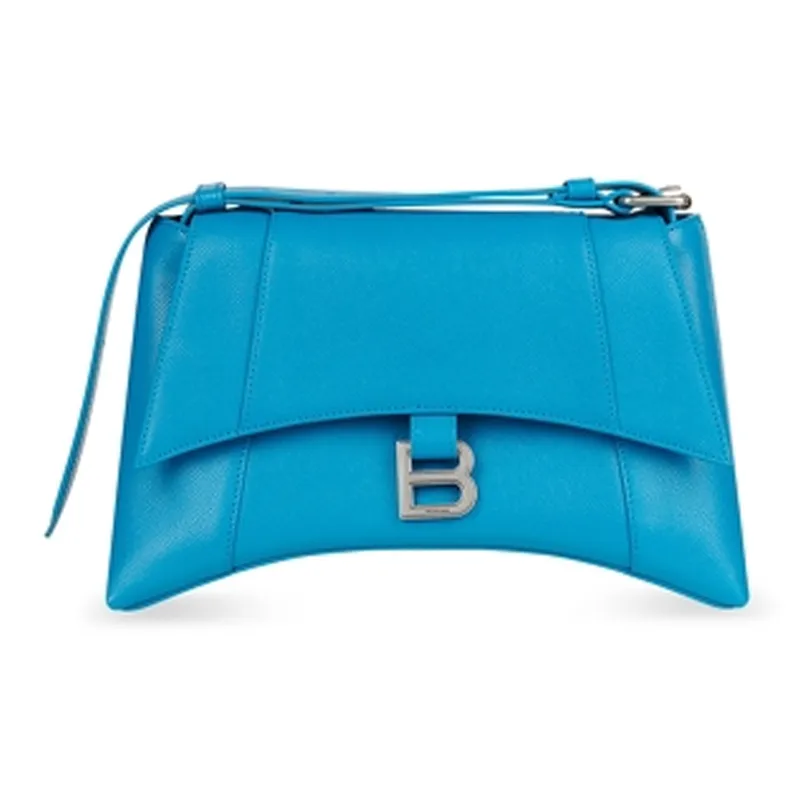 Balenciaga Cow Leather Crossbody Bag Shoulder Bag Women's Dark Blue-1
