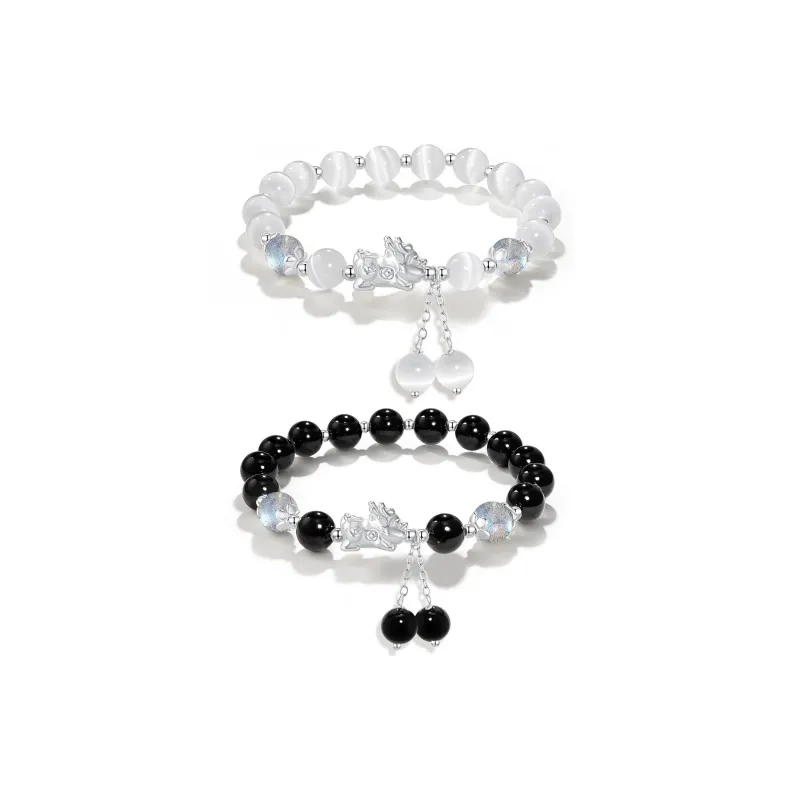 Far Mountain Joe Sterling Silver Agate Jade Bracelets Unisex Agate-4