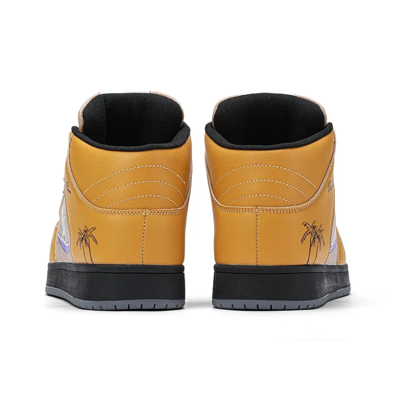 The Simpsons Slip-Resistant Cushioning Wear-Resistant Breathable High-Top Skateboard Shoes-11