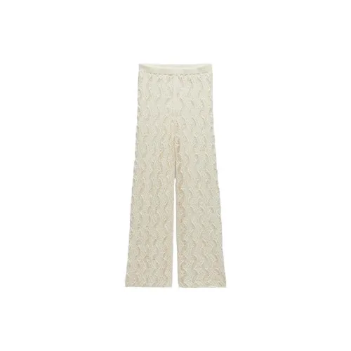 ZARA Casual Pants Women's White